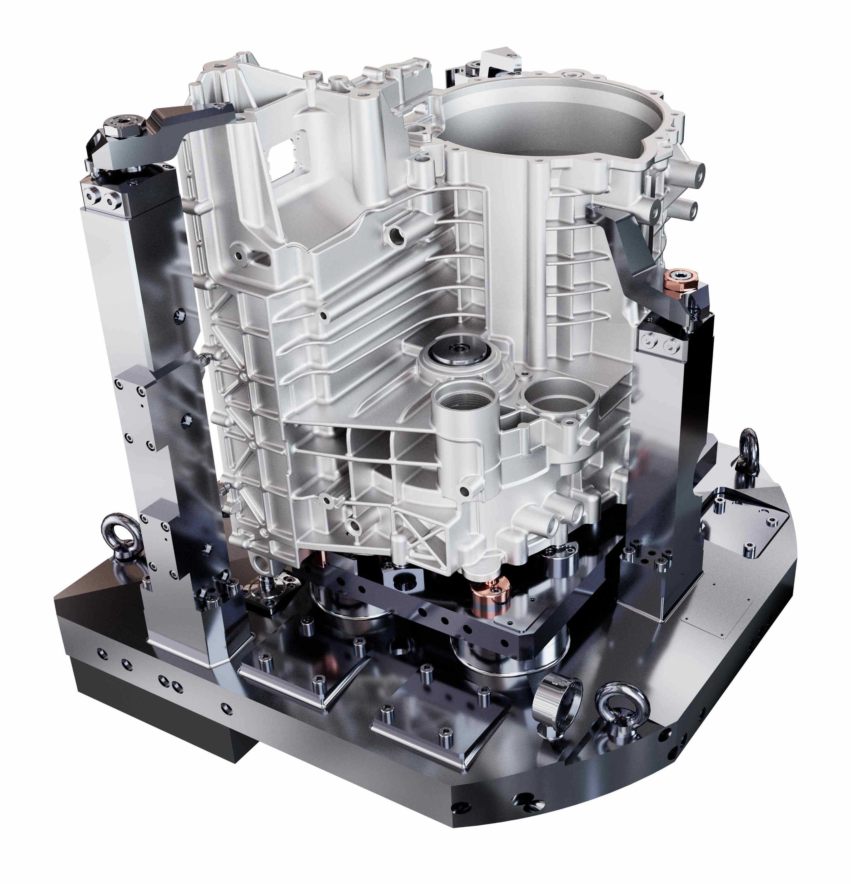 五軸加工中心夾具