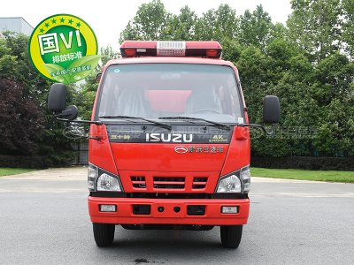 國(guó)六2.5噸五十鈴水罐消防車